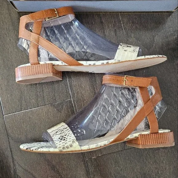 [New with Box] Louise et Cie Women Sandals, Alessa, Snake Print, Size 8 - Picture 5 of 8